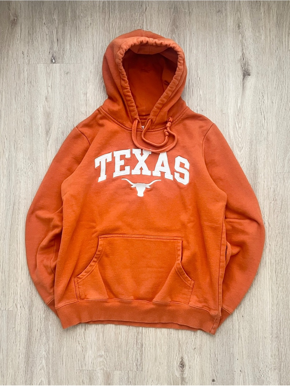 Vintage Texas Longhorns Embroidered Hoodie Womens Medium NCAA Football Y2K